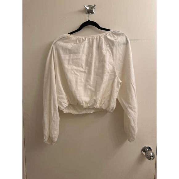 Abercrombie & Fitch White Blouse - Picture 4 of 4